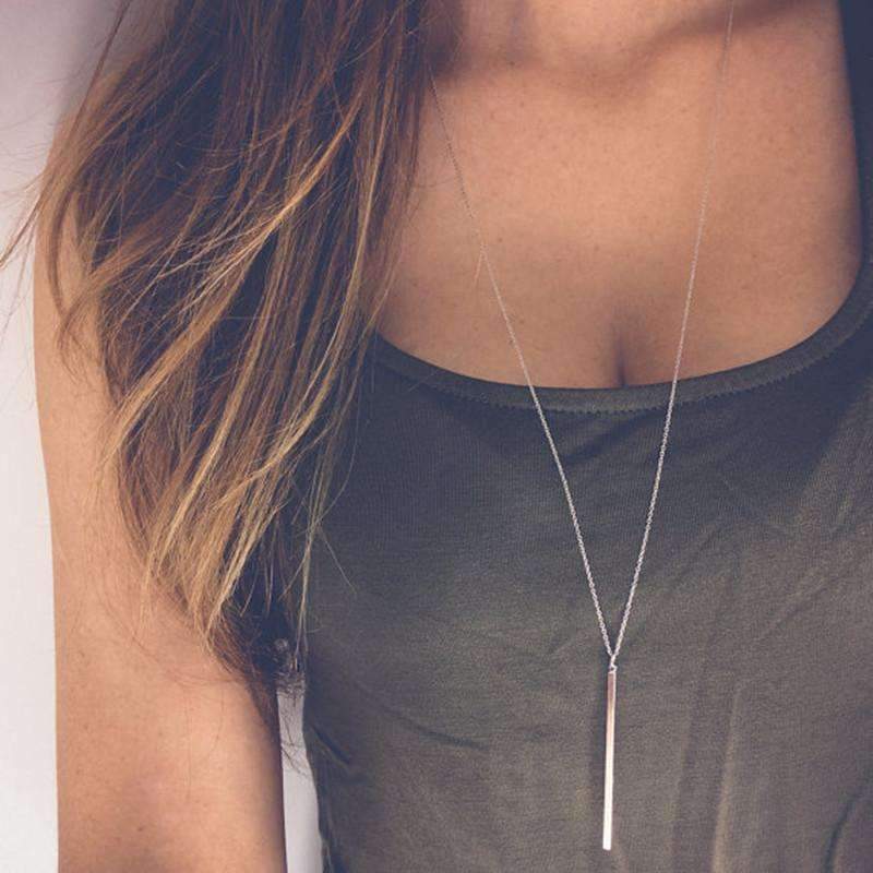 Vertical Bar Necklace - Wear and Wander