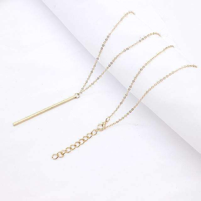 Vertical Bar Necklace - Wear and Wander