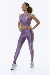 VIOLET CROPPED SPORTS BRA - Wear and Wander