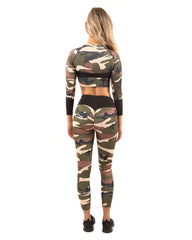 Virginia Camouflage Leggings - Brown/Green - Wear and Wander