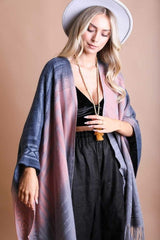 Western Style Colorblend Tassel Serape - Wear and Wander