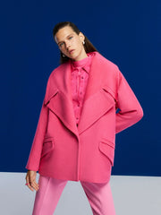 Wide Lapel Collar Coat - Wear and Wander