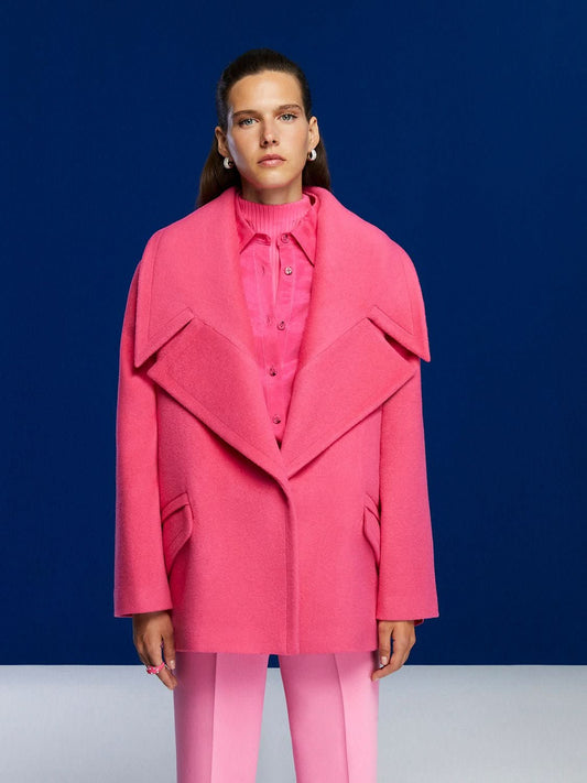 Wide Lapel Collar Coat - Wear and Wander