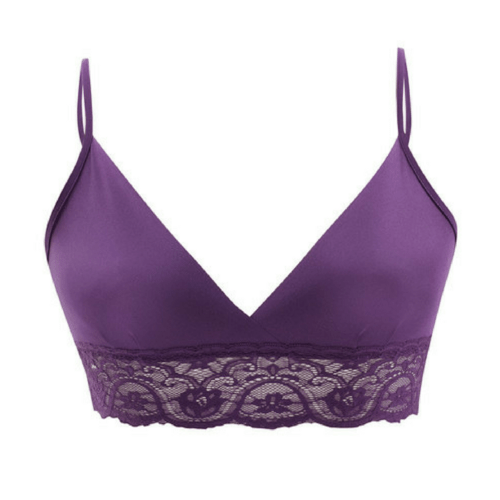 Wireless Triangle Bralette Commando Tulip - Wear and Wander