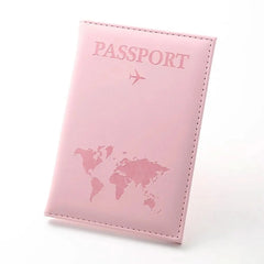 Women Men RFID Vintage Business Passport Covers Holder Multi - Function Leather Wallet Travel Accessories - Wear and Wander