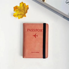 Women Men RFID Vintage Business Passport Covers Holder Multi - Function Leather Wallet Travel Accessories - Wear and Wander