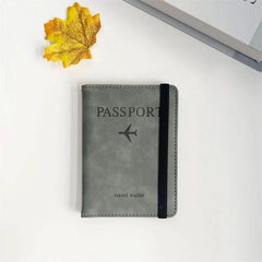 Women Men RFID Vintage Business Passport Covers Holder Multi - Function Leather Wallet Travel Accessories - Wear and Wander