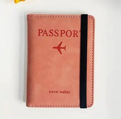 Women Men RFID Vintage Business Passport Covers Holder Multi - Function ID Bank Card PU Leather Wallet Case Travel Accessories - Wear and Wander
