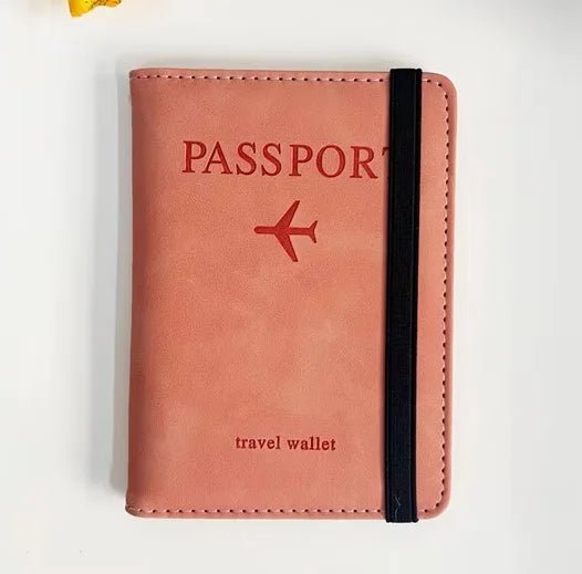 Women Men RFID Vintage Business Passport Covers Holder Multi - Function ID Bank Card PU Leather Wallet Case Travel Accessories - Wear and Wander