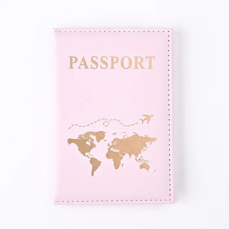 Women Men RFID Vintage Business Passport Covers Holder Multi - Function ID Bank Card PU Leather Wallet Case Travel Accessories - Wear and Wander