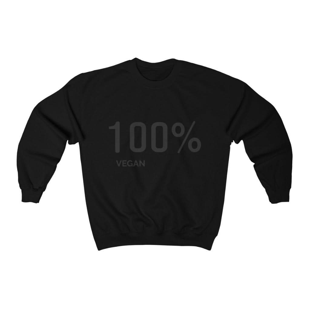 Womens 100% Vegan Logo Sweatshirt - Wear and Wander