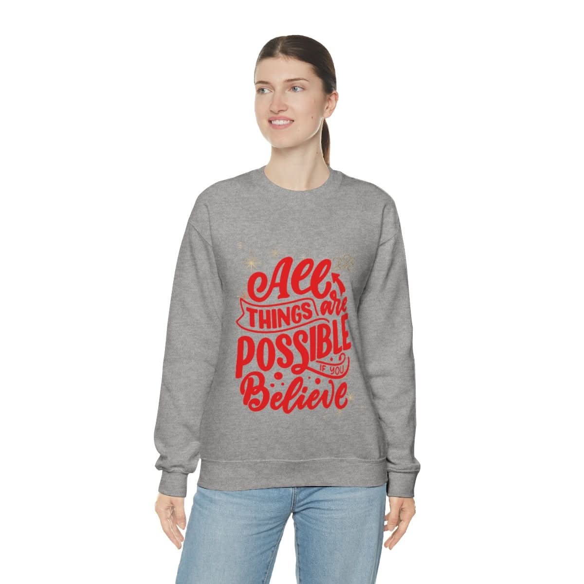 Womens 2023 Positive Message Sweatshirt - Wear and Wander