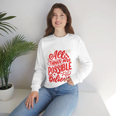 Womens 2023 Positive Message Sweatshirt - Wear and Wander