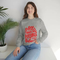 Womens 2023 Positive Message Sweatshirt - Wear and Wander