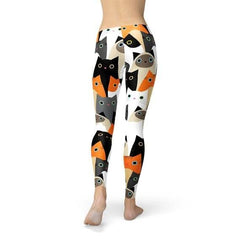 Womens All Over Print Cats Leggings - Wear and Wander