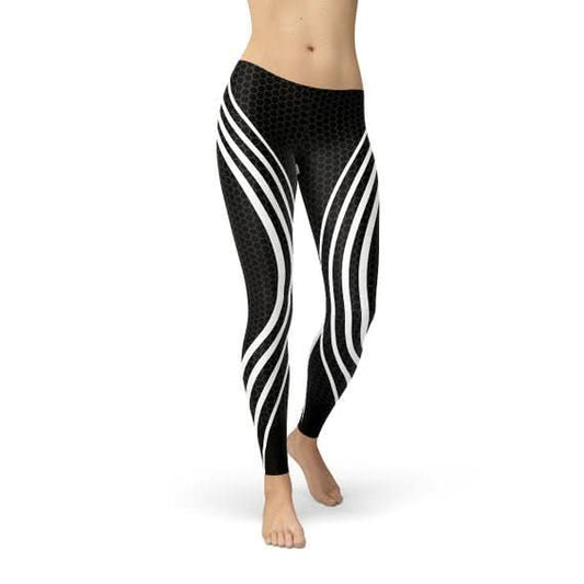 Womens Black Venom Leggings - Wear and Wander