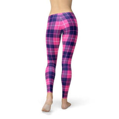 Womens Buffalo Plaid Leggings - Wear and Wander