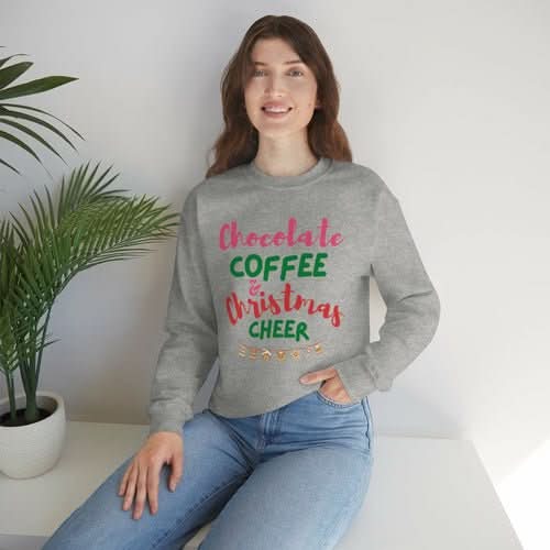 Womens Christmas Cheer Sweatshirt - Wear and Wander