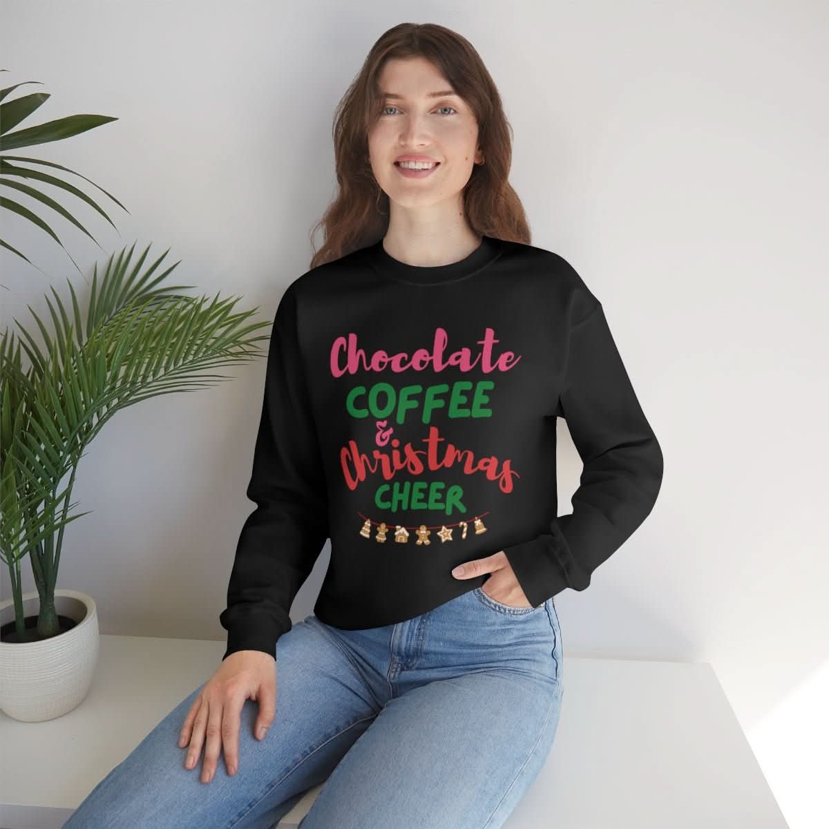 Womens Christmas Cheer Sweatshirt - Wear and Wander
