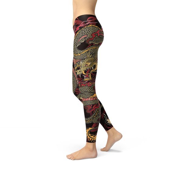Womens Dragon Leggings - Wear n Wander