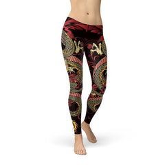 Womens Dragon Leggings - Wear n Wander