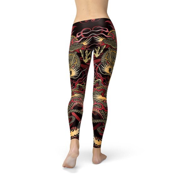 Womens Dragon Leggings - Wear n Wander