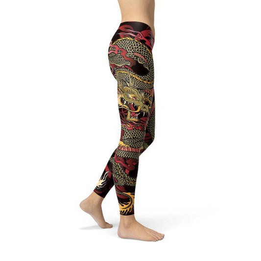 Womens Dragon Leggings - Wear n Wander