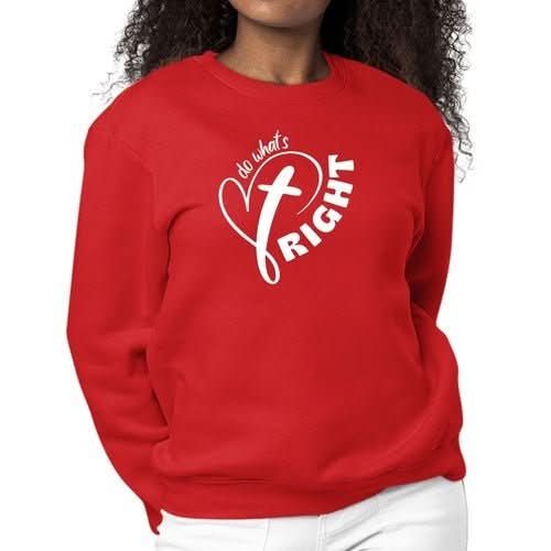 Womens Graphic Sweatshirt Say it Soul - do What's Right - Wear and Wander