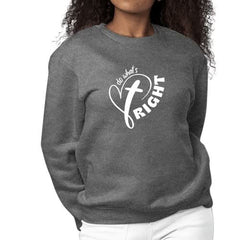 Womens Graphic Sweatshirt Say it Soul - do What's Right - Wear and Wander