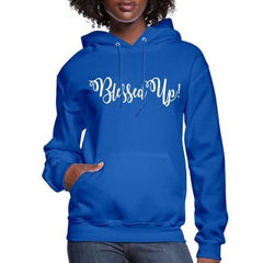 Womens Hoodie - Pullover Hooded Sweatshirt - Graphic/blessed Up - Wear and Wander