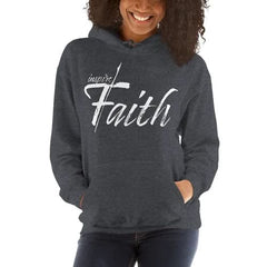 Womens Hoodie - Pullover Hooded Sweatshirt - Graphic/inspire Faith - Wear and Wander