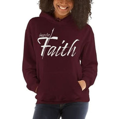 Womens Hoodie - Pullover Hooded Sweatshirt - Graphic/inspire Faith - Wear and Wander