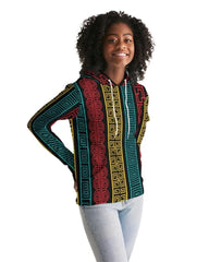 Womens Hoodie - Pullover Hooded Sweatshirt - Graphic/multicolor - Wear and Wander