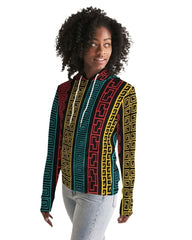 Womens Hoodie - Pullover Hooded Sweatshirt - Graphic/multicolor - Wear and Wander