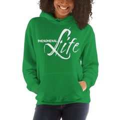 Womens Hoodie - Pullover Hooded Sweatshirt - Graphic/phenomenal Life - Wear and Wander