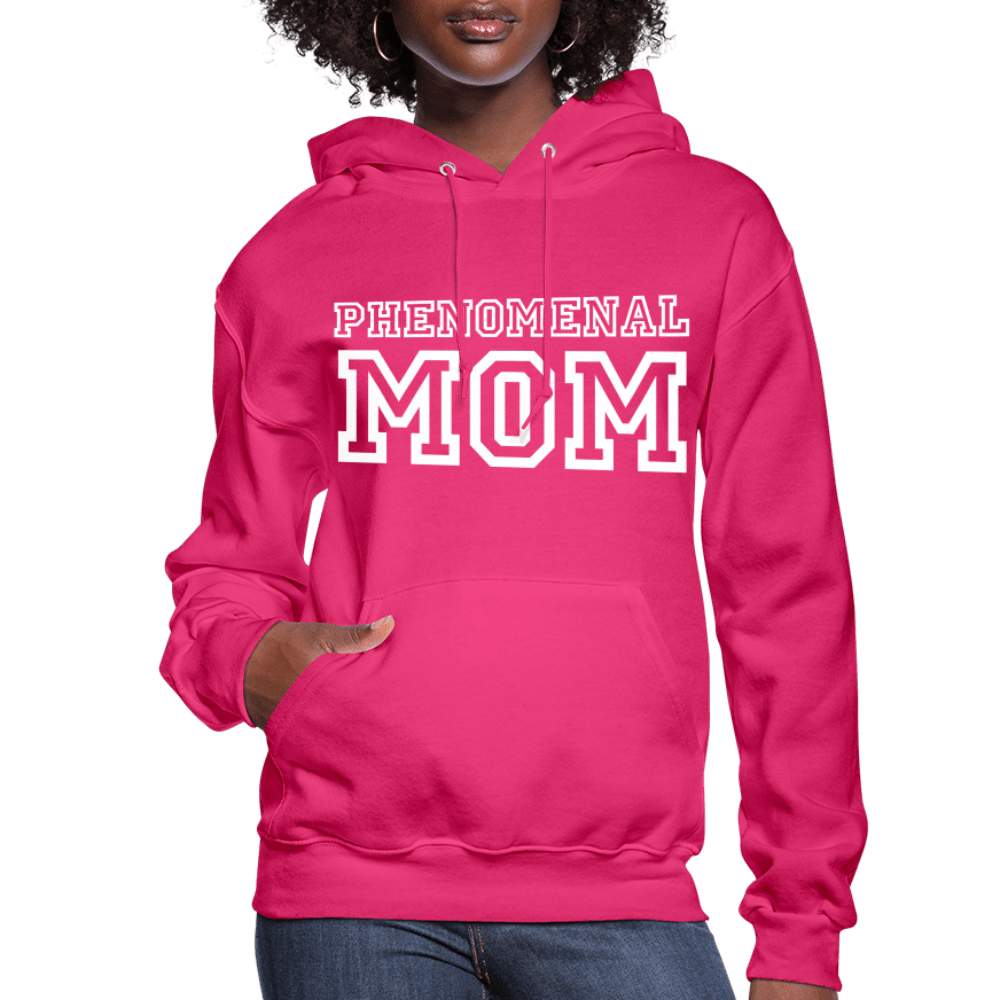 Womens Hoodie - Pullover Hooded Sweatshirt - Graphic/phenomenal Mom - Wear and Wander