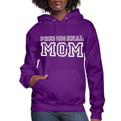 Womens Hoodie - Pullover Hooded Sweatshirt - Graphic/phenomenal Mom - Wear and Wander