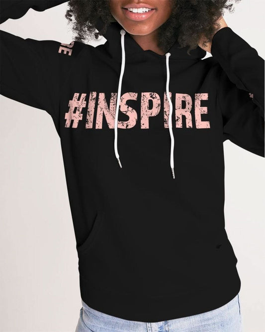 Womens Hoodie - Pullover Hooded Sweatshirt - Peach Graphic /inspire - Wear and Wander