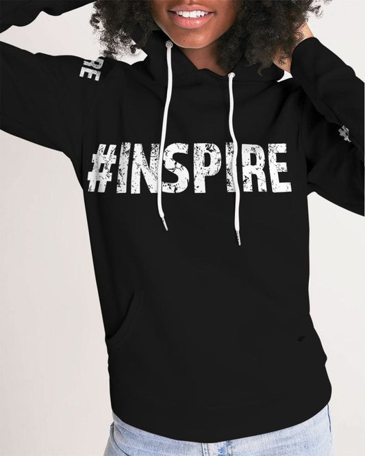 Womens Hoodie - Pullover Hooded Sweatshirt - White Graphic /inspire - Wear and Wander