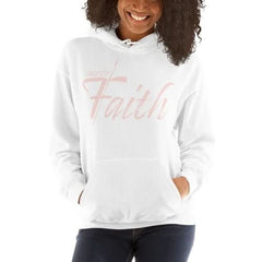 Womens Hoodie - Pullover Sweatshirt - Pink Graphic / Inspire Faith - Wear and Wander