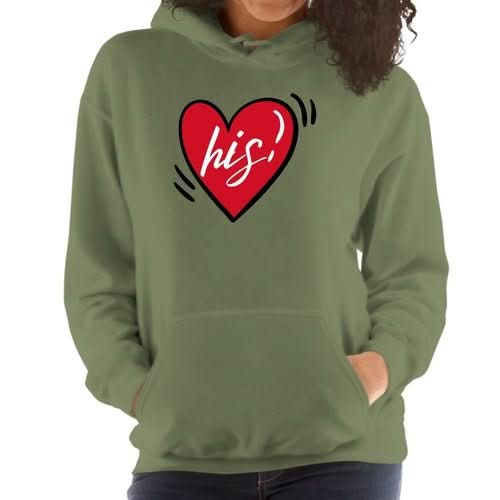 Womens Hoodie, Say it Soul His Heart, Couples - Wear and Wander