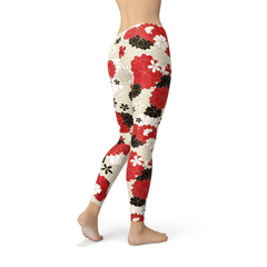 Womens Japanese Cherry Blossom Leggings - Wear n Wander