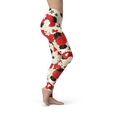 Womens Japanese Cherry Blossom Leggings - Wear n Wander