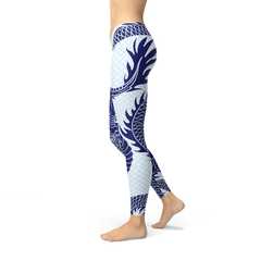 Womens Japanese Dragon Leggings - Wear and Wander