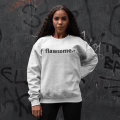 Womens Logo Flawsome Crewneck Sweatshirt - Wear and Wander
