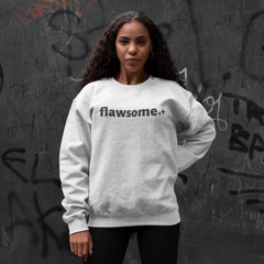 Womens Logo Flawsome Crewneck Sweatshirt - Wear and Wander