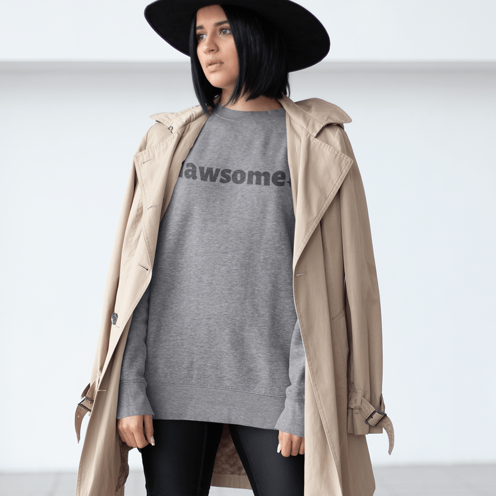 Womens Logo Flawsome Crewneck Sweatshirt - Wear and Wander
