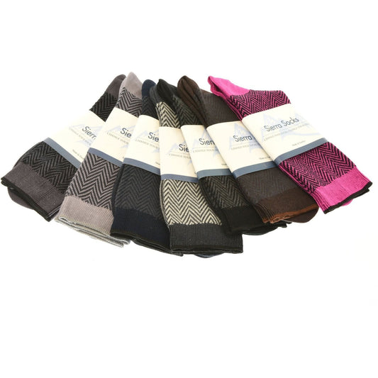 Women's Mercerized Cotton Herringbone Dress Casual Crew - Wear and Wander