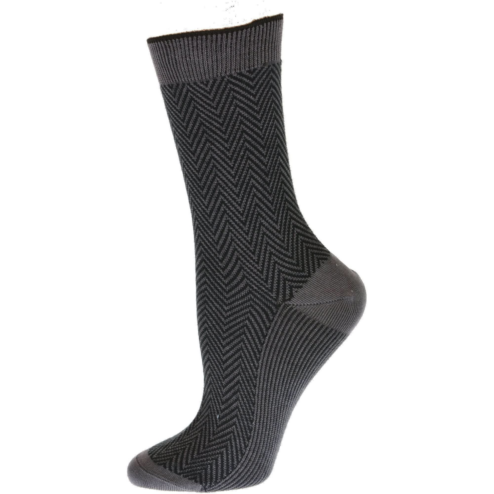 Women's Mercerized Cotton Herringbone Dress Casual Crew - Wear and Wander