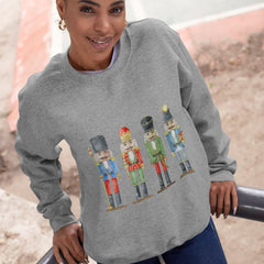 Womens Nutcracker Toy Soldiers Sweatshirt - Wear and Wander